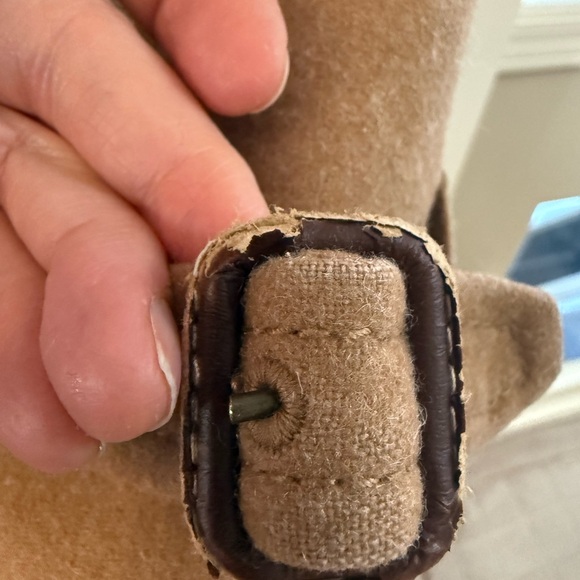 J. Crew Nello Gori Tan/Camel Pea Coat Trench Size 8 - Picture 11 of 12